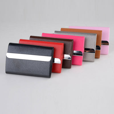 Estuche para Tarjetas de Presentación en Acero Inoxidable con Cierre Magnético de Cuero - Image 13