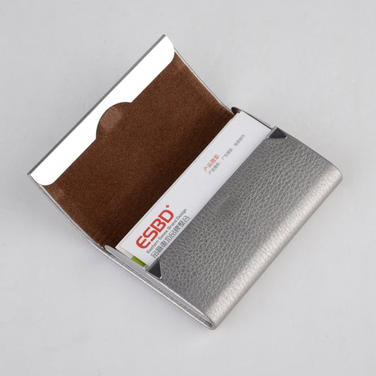 Estuche para Tarjetas de Presentación en Acero Inoxidable con Cierre Magnético de Cuero - Image 16