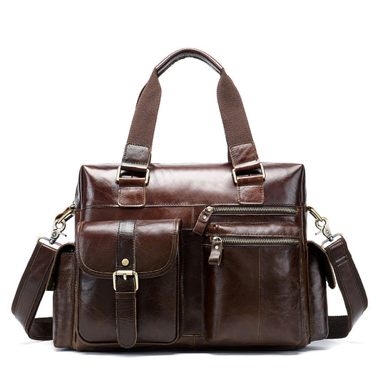Bolsa de Cuero Premium para Viajes y Negocios - Maletín Duffel Ejecutivo - Image 4