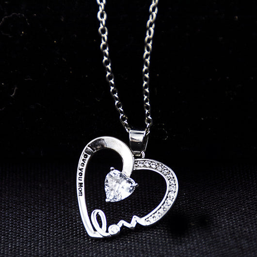 Collar Corazón de Durazno con Grabado Te Amo Mamá - Regalo Día de Madres - Image 10
