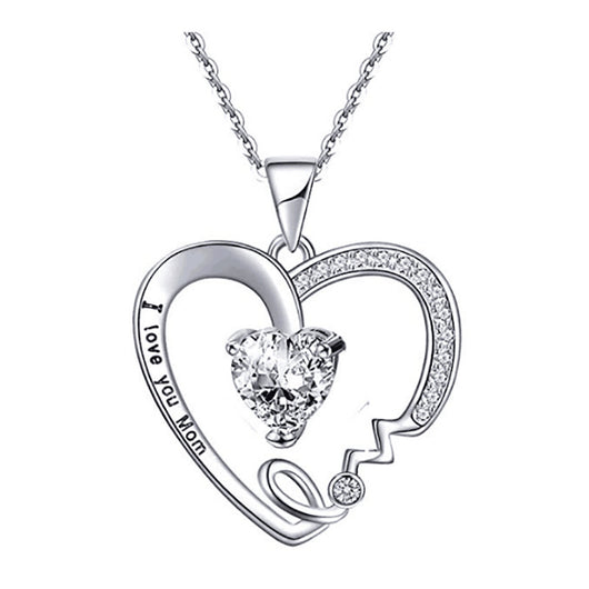 Collar Corazón de Durazno con Grabado Te Amo Mamá - Regalo Día de Madres - Image 15