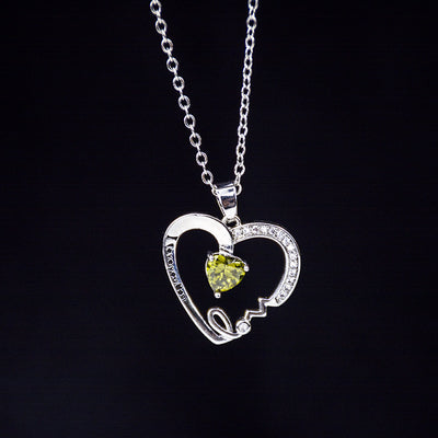 Collar Corazón de Durazno con Grabado Te Amo Mamá - Regalo Día de Madres - Image 14