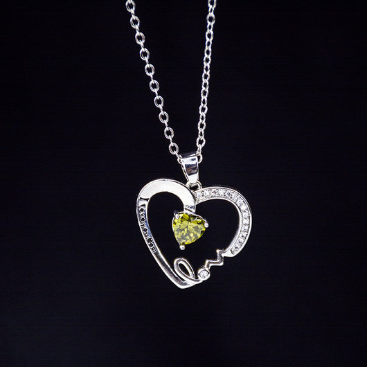 Collar Corazón de Durazno con Grabado Te Amo Mamá - Regalo Día de Madres - Image 5