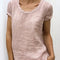 Camiseta Feminina Crepe Dupla Camada em Algodão - Design Moderno e Versátil