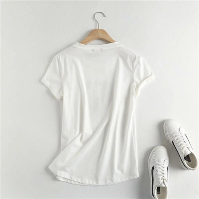 Camiseta Casual de Moda Urbana con Estampado Minimalista - Image 7