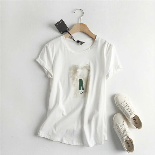 Camiseta Casual de Moda Urbana con Estampado Minimalista - Image 10