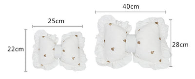 Cojín de Cuello y Reposacabezas con Estampado de Moño para Auto - Image 11