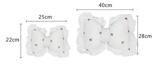 Cojín de Cuello y Reposacabezas con Estampado de Moño para Auto - Image 11