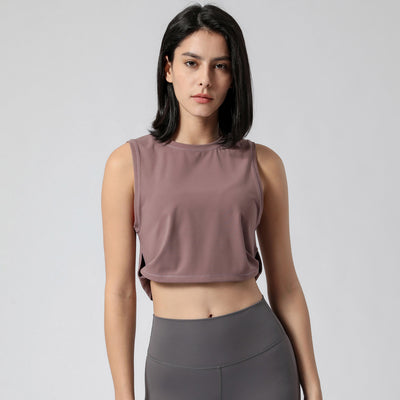 Chaleco Deportivo para Yoga Mujer Holgado sin Soporte - Image 12