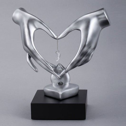 Estatua Decorativa de Resina Artesanal con Múltiples Manos - Image 3