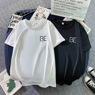 Camiseta Suelta de Manga Corta para Mujer - Estilo Coreano Verano - Image 9