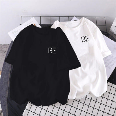 Camiseta Suelta de Manga Corta para Mujer - Estilo Coreano Verano - Image 3