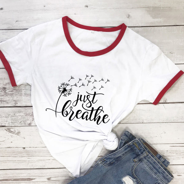 Blusa Elegante Dandelion de Manga Corta para Verano