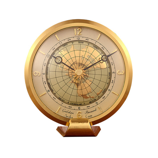 Reloj de Pared Europeo Lujo Retro - Decoración Creativa Minimalista