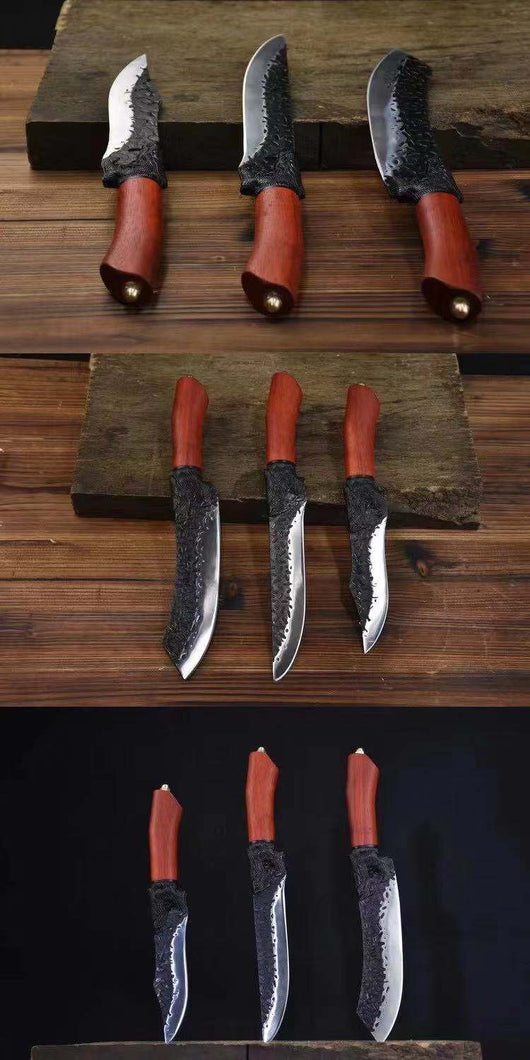 Cuchillo Deshuesador Acero Manganeso Black Dragon - Image 12