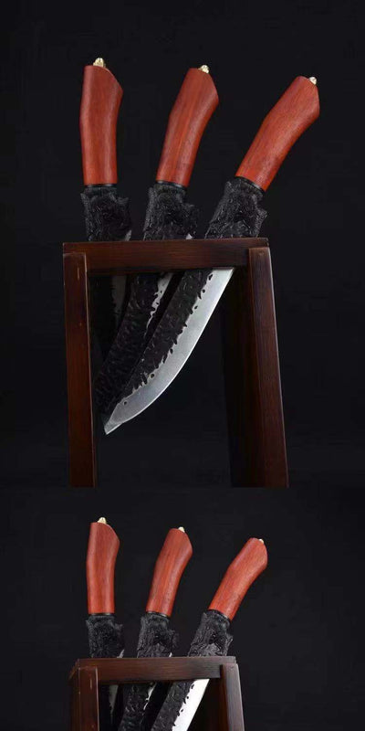 Cuchillo Deshuesador Acero Manganeso Black Dragon - Image 11