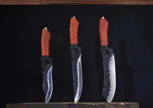 Cuchillo Deshuesador Acero Manganeso Black Dragon