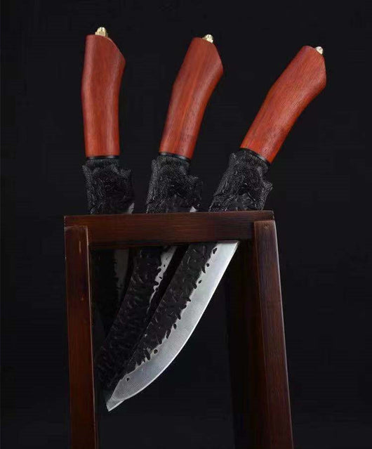 Cuchillo Deshuesador Acero Manganeso Black Dragon - Image 3