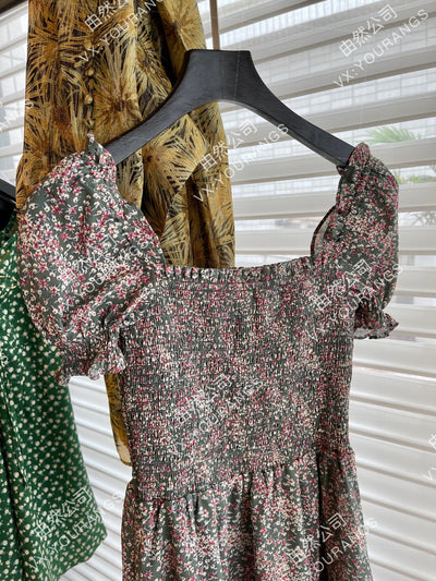 Vestido de Verano Estampado con Mangas Puff - Estilo Australiano Niche AG - Image 3