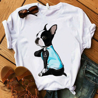 Playera Mujer Estampado Mamá con Amor - Cuello Redondo Manga Corta - Image 16