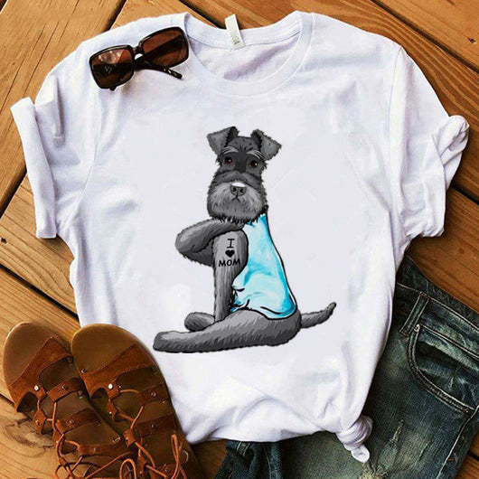 Playera Mujer Estampado Mamá con Amor - Cuello Redondo Manga Corta - Image 4