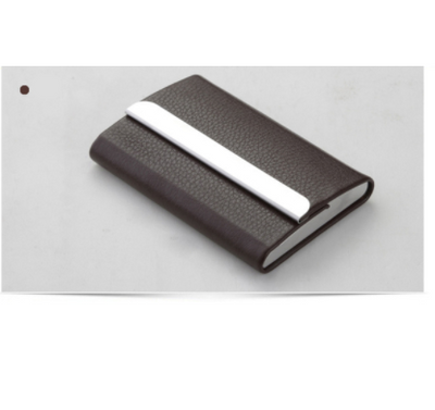 Estuche para Tarjetas de Presentación en Acero Inoxidable con Cierre Magnético de Cuero - Image 7