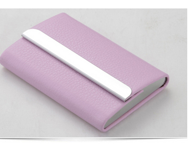 Estuche para Tarjetas de Presentación en Acero Inoxidable con Cierre Magnético de Cuero - Image 8