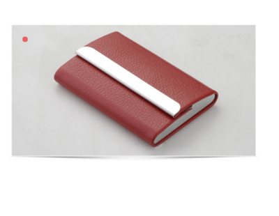 Estuche para Tarjetas de Presentación en Acero Inoxidable con Cierre Magnético de Cuero - Image 10