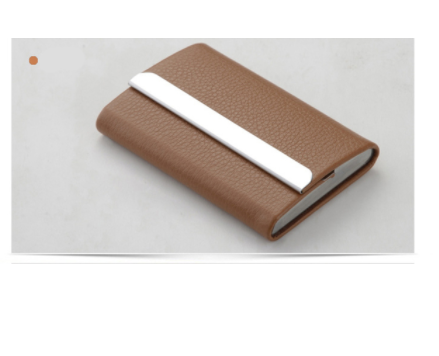 Estuche para Tarjetas de Presentación en Acero Inoxidable con Cierre Magnético de Cuero - Image 11