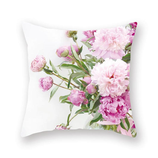Cojín Decorativo con Flores de Acuarela - Impresión Digital para Hogar, Auto y Oficina - Image 7