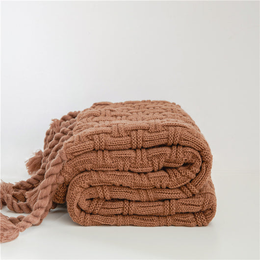 Manta Reversible de Siesta con Borlas - Perfecta para Aire Acondicionado y Oficina - Image 13