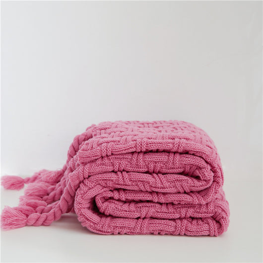 Manta Reversible de Siesta con Borlas - Perfecta para Aire Acondicionado y Oficina - Image 6