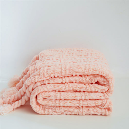 Manta Reversible de Siesta con Borlas - Perfecta para Aire Acondicionado y Oficina - Image 5