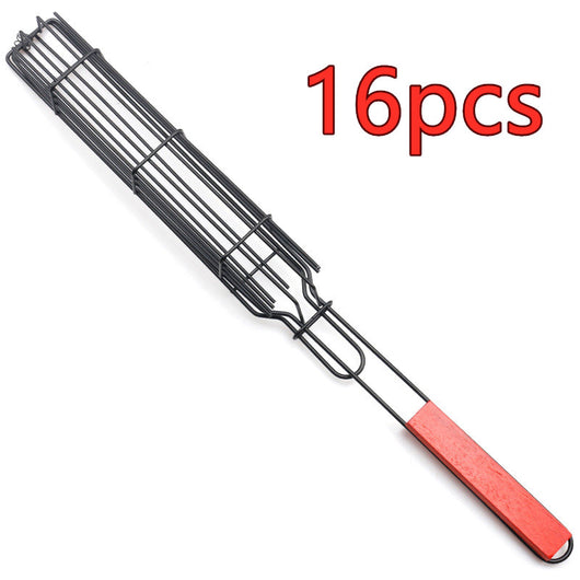 Pinza para Carnes con Mango de Madera y Malla - Herramienta BBQ Profesional - Image 17