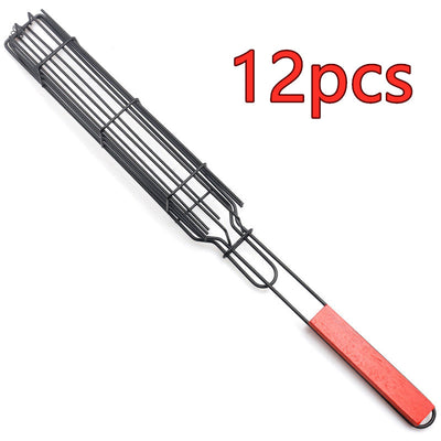 Pinza para Carnes con Mango de Madera y Malla - Herramienta BBQ Profesional - Image 16