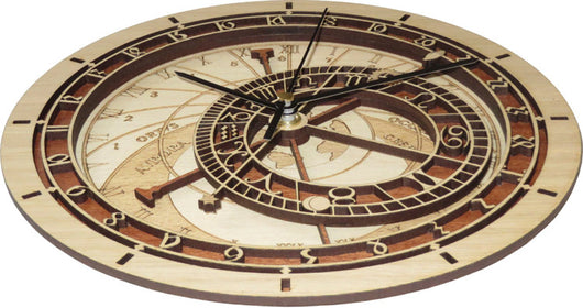 Reloj de Pared Astronómico de Madera - Diseño Moderno para Sala de Estar - Image 5