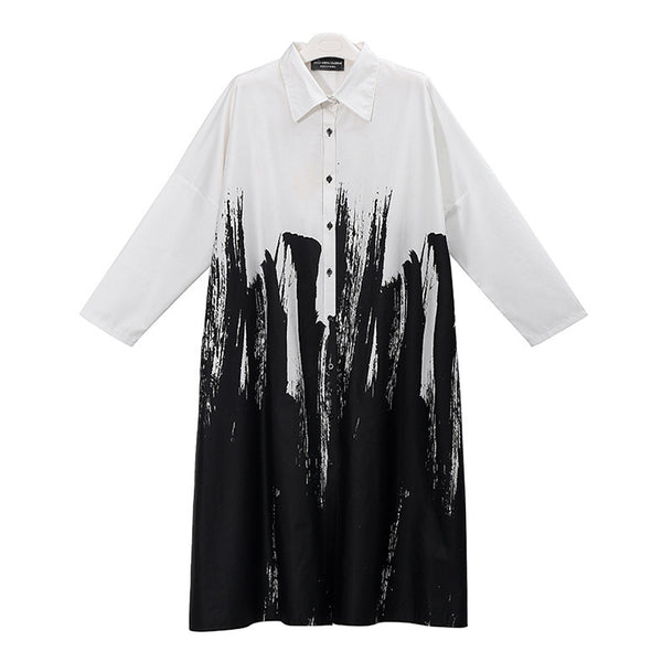 Vestido Camisero Estampado para Mujer - Image 4