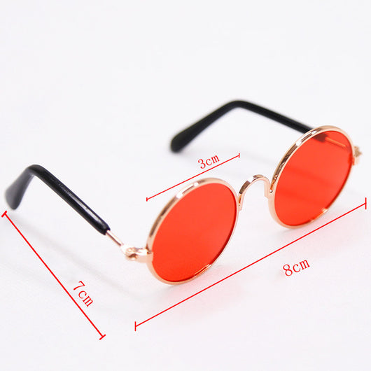 Gafas Vintage Redondas para Mascotas - Image 6