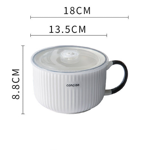 Tazón Adorable para Fideos Instantáneos con Tapa - Image 39