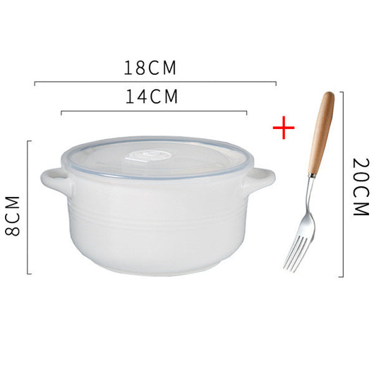 Tazón Adorable para Fideos Instantáneos con Tapa - Image 32