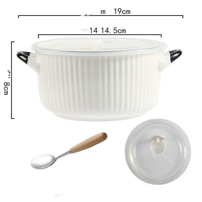 Tazón Adorable para Fideos Instantáneos con Tapa - Image 25