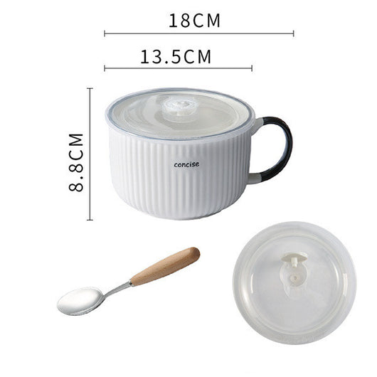 Tazón Adorable para Fideos Instantáneos con Tapa - Image 29