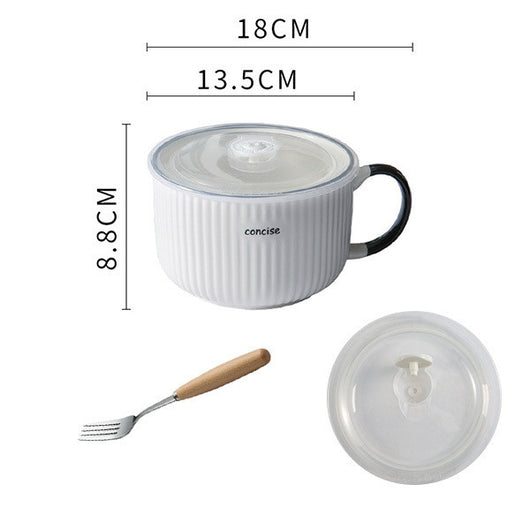 Tazón Adorable para Fideos Instantáneos con Tapa - Image 27