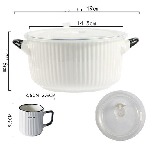 Tazón Adorable para Fideos Instantáneos con Tapa - Image 26