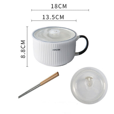 Tazón Adorable para Fideos Instantáneos con Tapa - Image 28