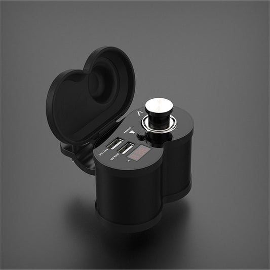 Cargador Rápido 3.0 Multifunción para Moto y Auto con Encendedor - Image 2