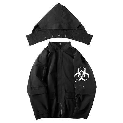 Chamarra Hombre Suelta con Estampado Personalizado Estilo Callejero - Image 10