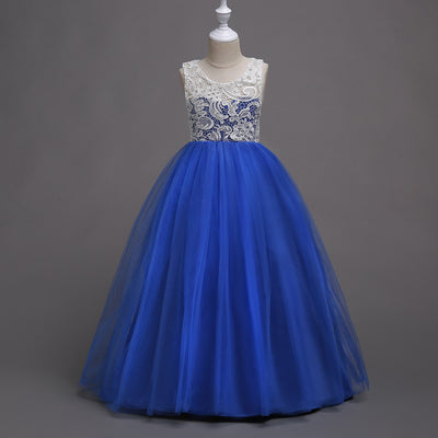 Vestido Infantil Gasa Voluminoso sin Mangas - Image 13