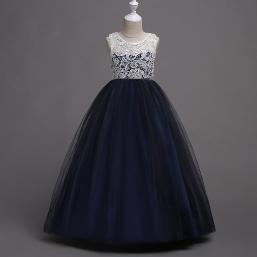 Vestido Infantil Gasa Voluminoso sin Mangas - Image 15