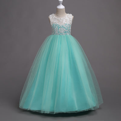 Vestido Infantil Gasa Voluminoso sin Mangas - Image 14